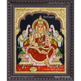 Gajalakshmi Tanjore Painting