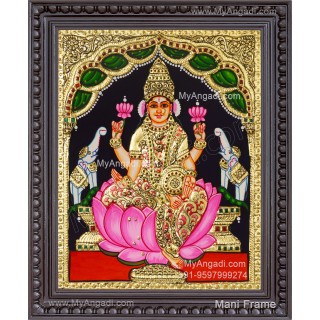 Gajalakshmi Tanjore Painting