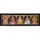 5 God - Ganesha, Lakshmi, Saraswathi, Balaji, Murugan Tanjore Painting 5 God - Ganesha, Lakshmi, Saraswathi, Balaji, Murugan Tanjore Painting