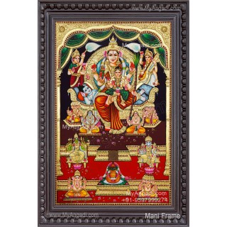 Raja Rajeshwari Tanjore Painting