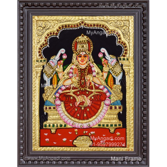 Gajalakshmi Tanjore Painting Gajalakshmi Tanjore Painting