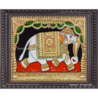 Elephant Tanjore Painting