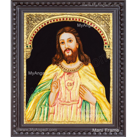 Jesus Tanjore Painting Jesus Tanjore Painting