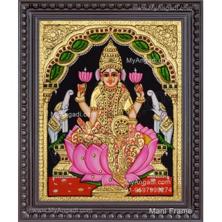 Gajalakshmi Tanjore Painting