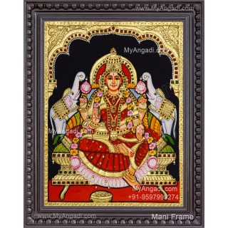 Gajalakshmi Tanjore Painting