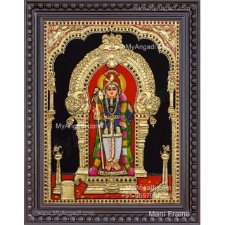 Raja Alangara Murugan Tanjore Painting