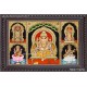 5 God Balaji Lakshmi Murugan Ganesha Saraswathi Tanjore Painting 5 God Balaji Lakshmi Murugan Ganesha Saraswathi Tanjore Painting