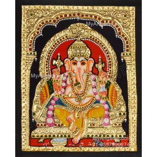 Ganesh Tanjore Painting Ganesh Tanjore Painting