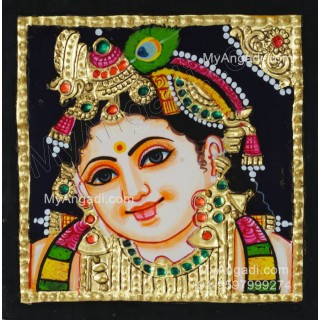Krishna Face Tanjore Paintings Krishna Face Tanjore Paintings