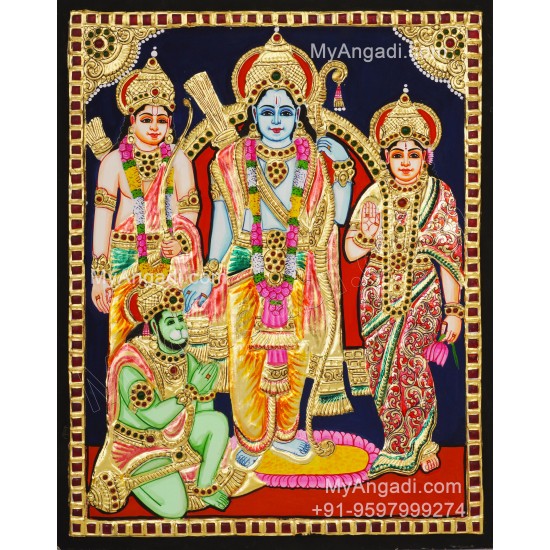 Ram Durbar Tanjore Painting Ram Durbar Tanjore Painting