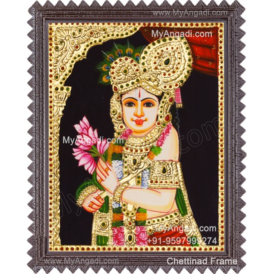 Krishna Tanjore Painting