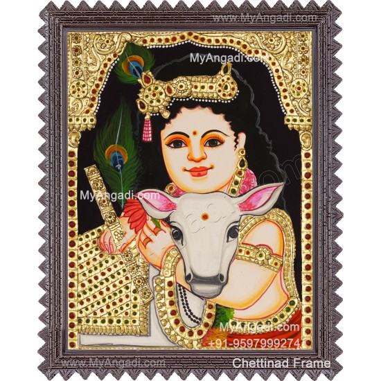 Krishna Tanjore Painting