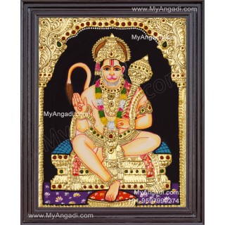 Hanuman Tanjore Painting