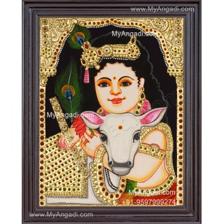 Krishna Tanjore Painting