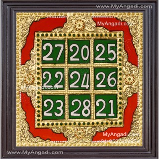 Kubera Yantra Tanjore Painting