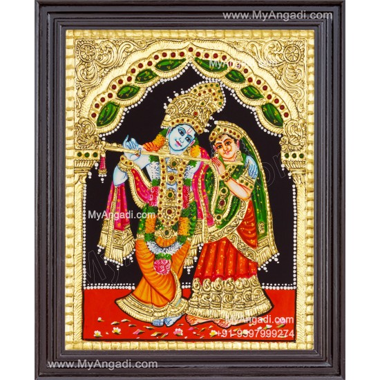 Radha Krishna Tanjore Painting