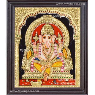 Ganapathi Tanjore Painting