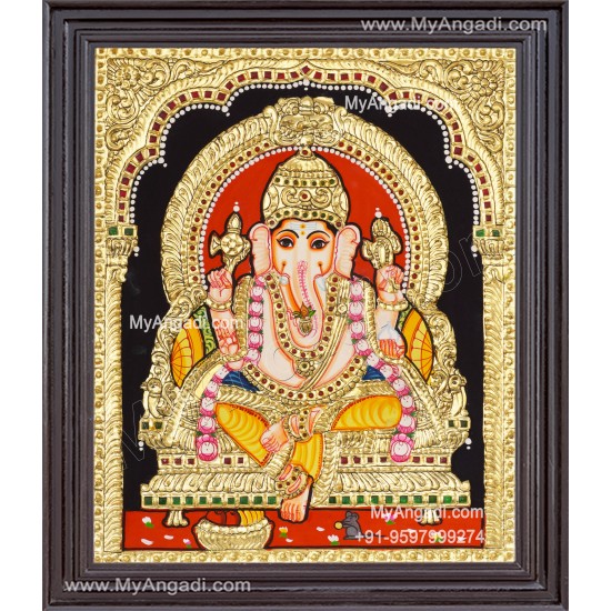 Ganapathi Tanjore Painting