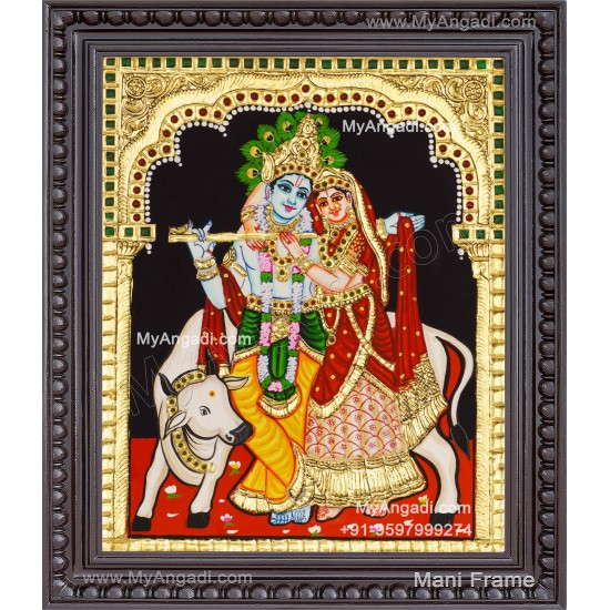 Radha Krishna Tanjore Painting