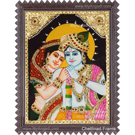 Radha Krishna Tanjore Painting