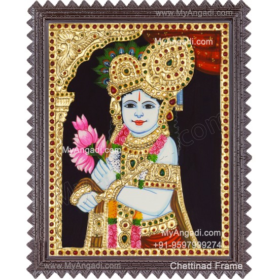 Krishna Tanjore Painting