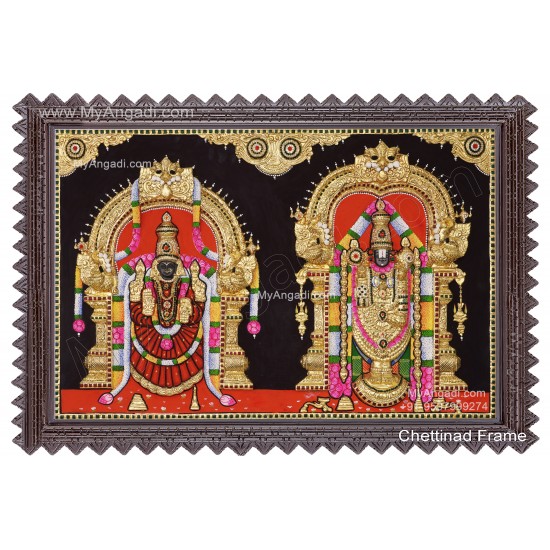 3D Balaji Thayaar Tanjore Painting