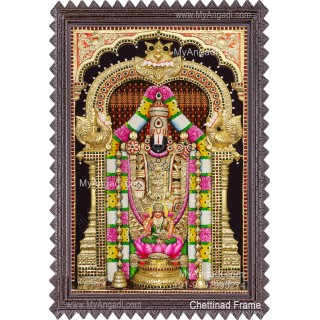 3d Balaji Lakshmi Tanjore Painting
