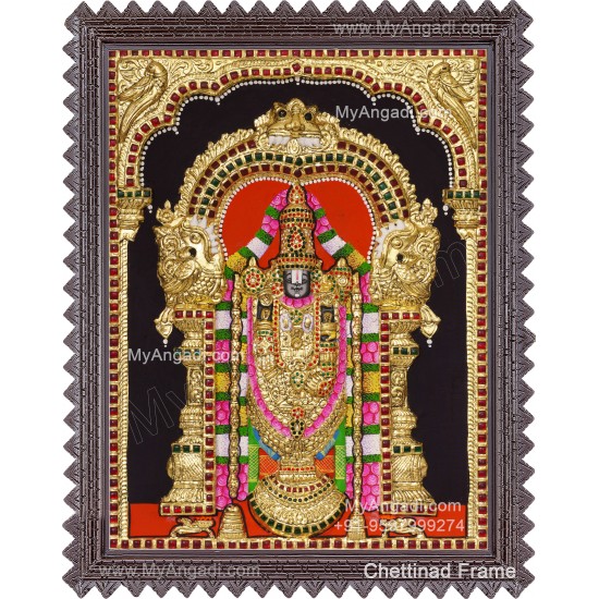 Balaji 3d Tanjore Painting