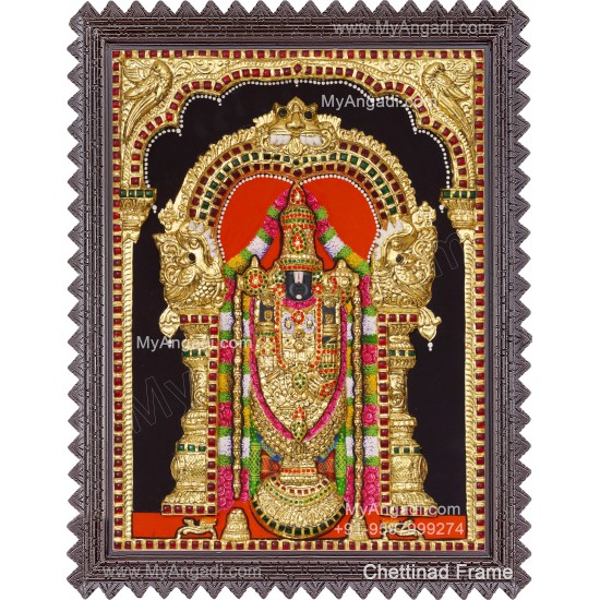 Balaji 3d Tanjore Painting