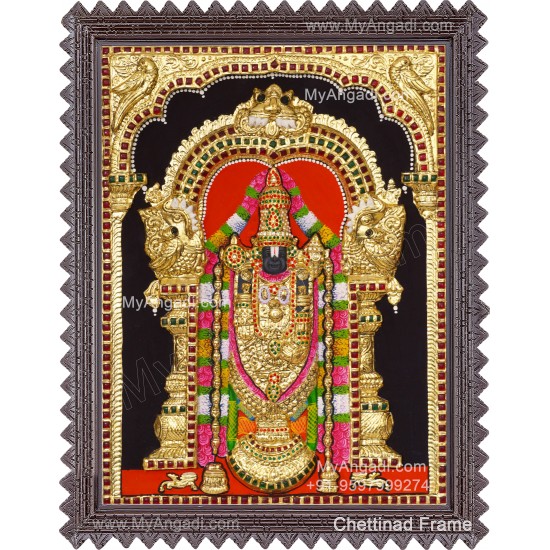 Balaji 3d Tanjore Painting
