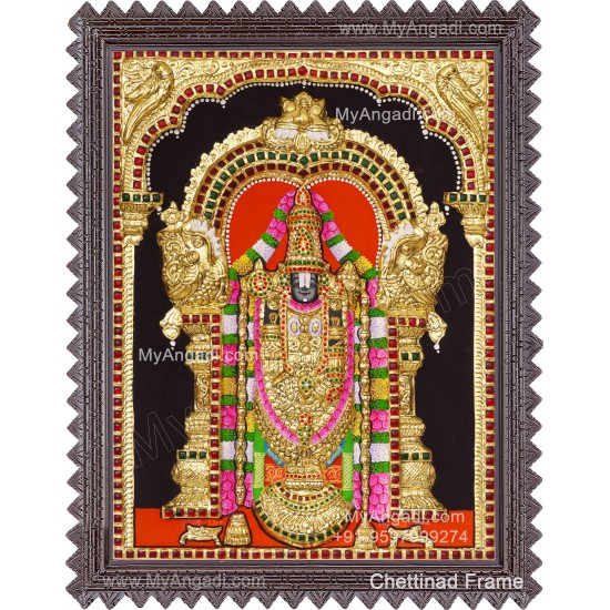 Balaji 3d Tanjore Painting