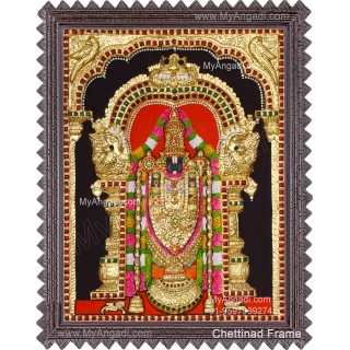 Balaji 3d Tanjore Painting