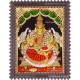 Gajalakshmi 3d Embossed Tanjore Painting