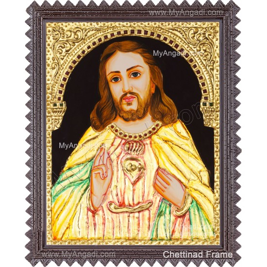Jesus Tanjore Painting