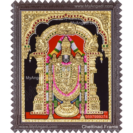 Venkateshwara Swamy Tanjore Painting