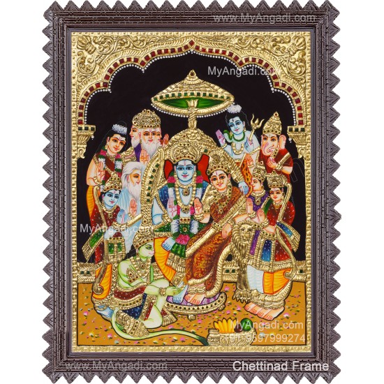 Ram Parivar Tanjore Painting