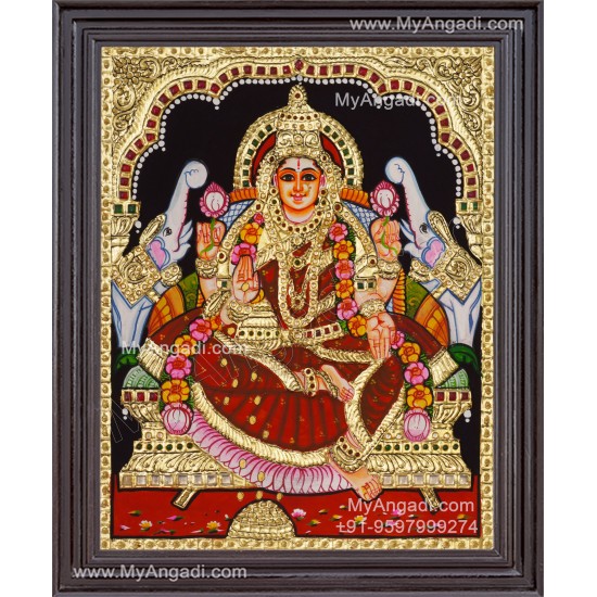 Gajalakshmi Tanjore Painting