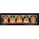 5 Panel Balaji Lakshmi Murugan Ganesha Saraswathi Tanjore Painting