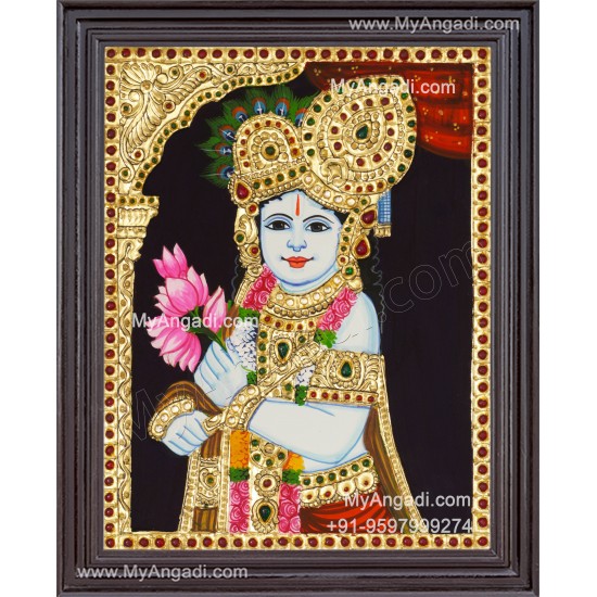 Krishna Tanjore Painting