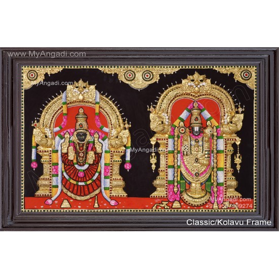 3D Balaji Thayaar Tanjore Painting