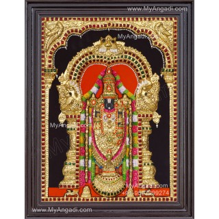 Balaji 3d Tanjore Painting