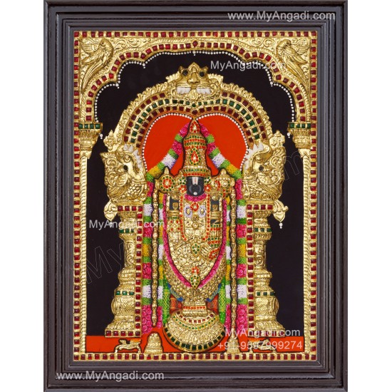 Balaji 3d Tanjore Painting
