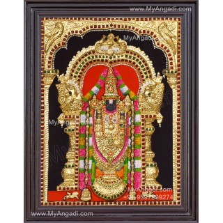 Balaji 3d Tanjore Painting