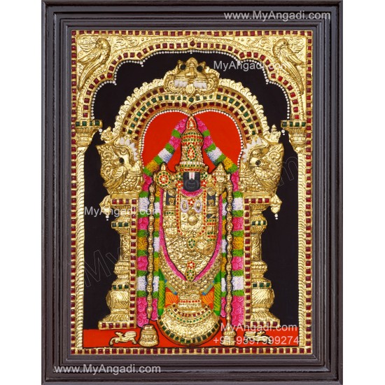 Balaji 3d Tanjore Painting