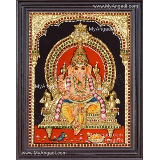 Vinayagar 3D Tanjore Painting