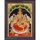 Gajalakshmi 3d Embossed Tanjore Painting