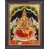 Gajalakshmi 3d Embossed Tanjore Painting