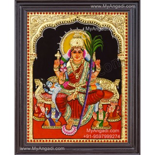 Raja Rajeswari Tanjore Painting, Amman Tanjore Painting
