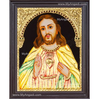 Jesus Tanjore Painting