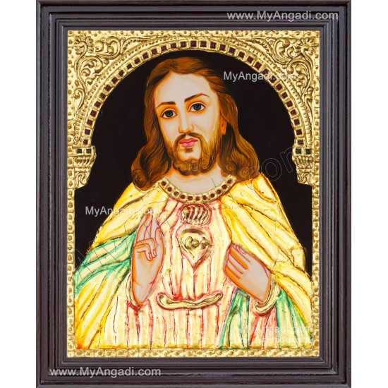 Jesus Tanjore Painting